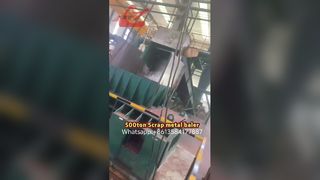 500ton high press force Scrap Metal Baling Press machine for copper sawdust